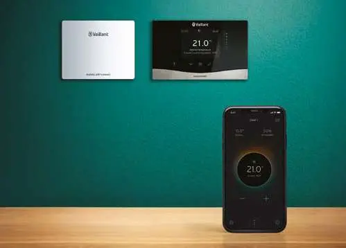 Aplikacja mobila do zarządzania pracą kotła Vaillant